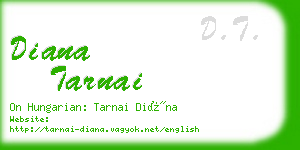 diana tarnai business card